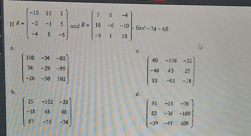 Please select the best answer from the choices provided A B C D​-example-1