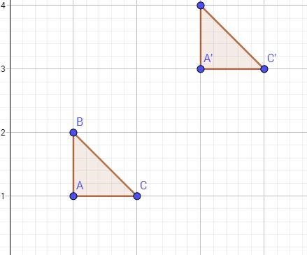 PLS HELP THIS IS HARD Given the graph of the domain (triangle ABC ) and range (triangle-example-1