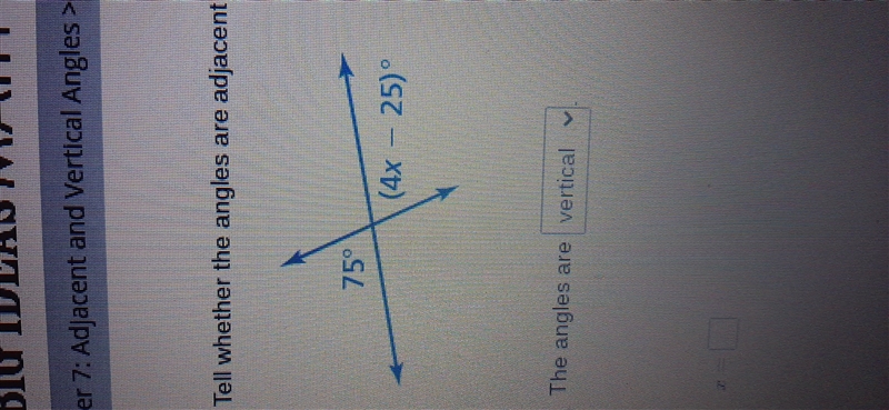 I need help with finding x. Can someone help me please?-example-1