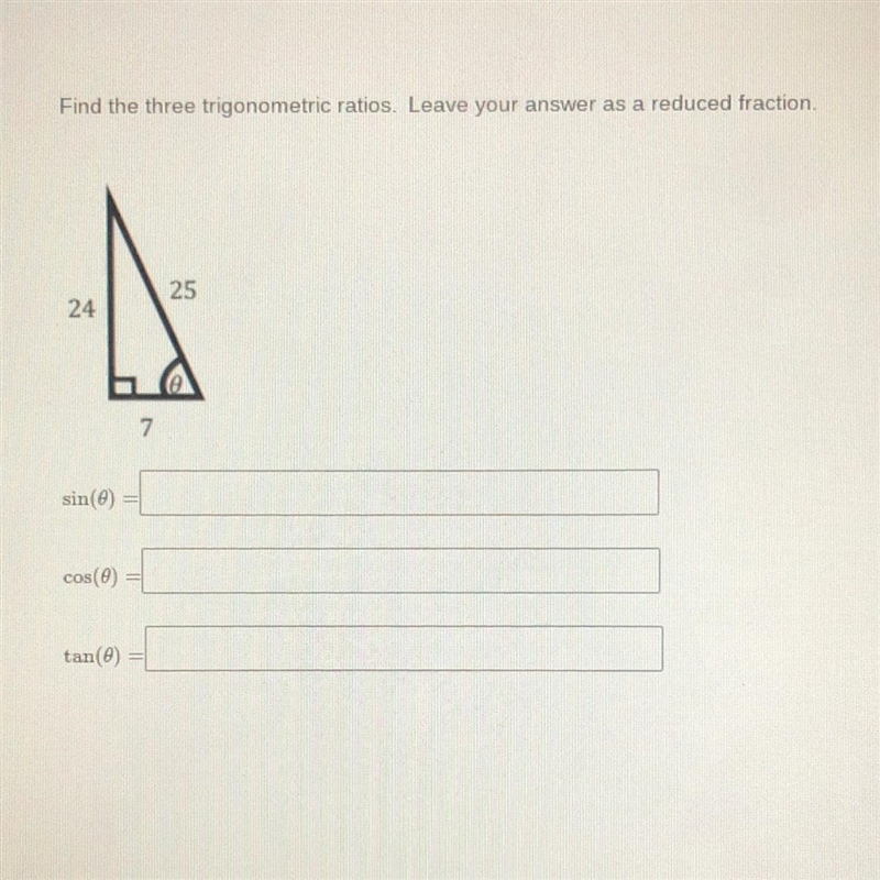 Find the three trigonometric..pls help due very soon-example-1