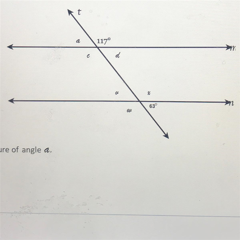 Find the measure of angle a-example-1