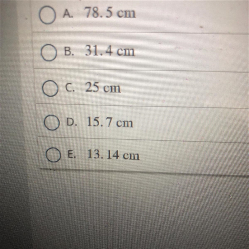 Use 3. 14 as an approximation for pie. Which is the circumference of a plate with-example-1