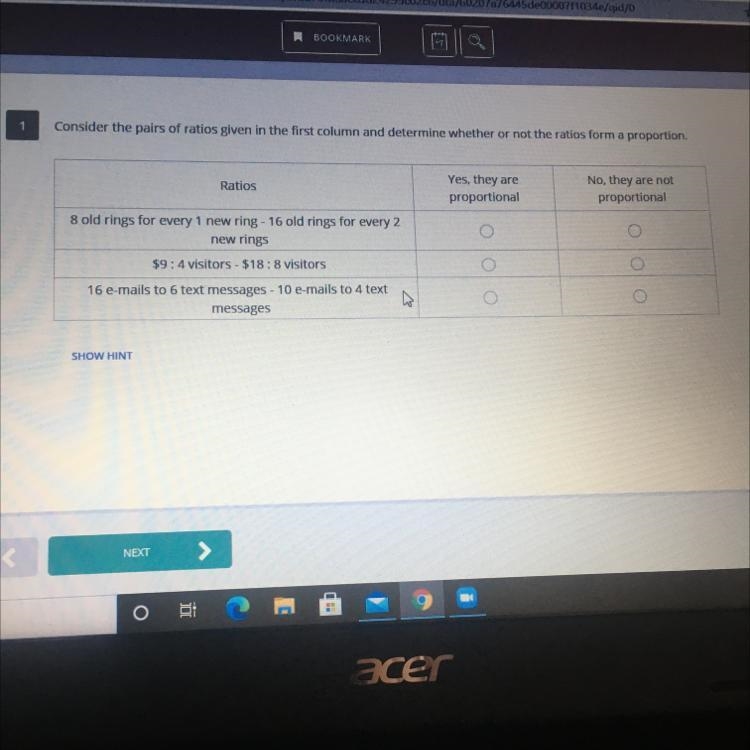 HELPPPP PLS IM BEING TIMED!! 10 POINTS consider the pairs of ratios given in the first-example-1