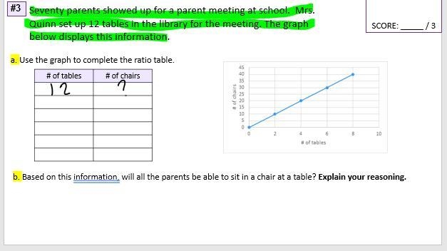 (Can someone help I'm taking a math quiz.) Seventy parents showed up for a parent-example-1