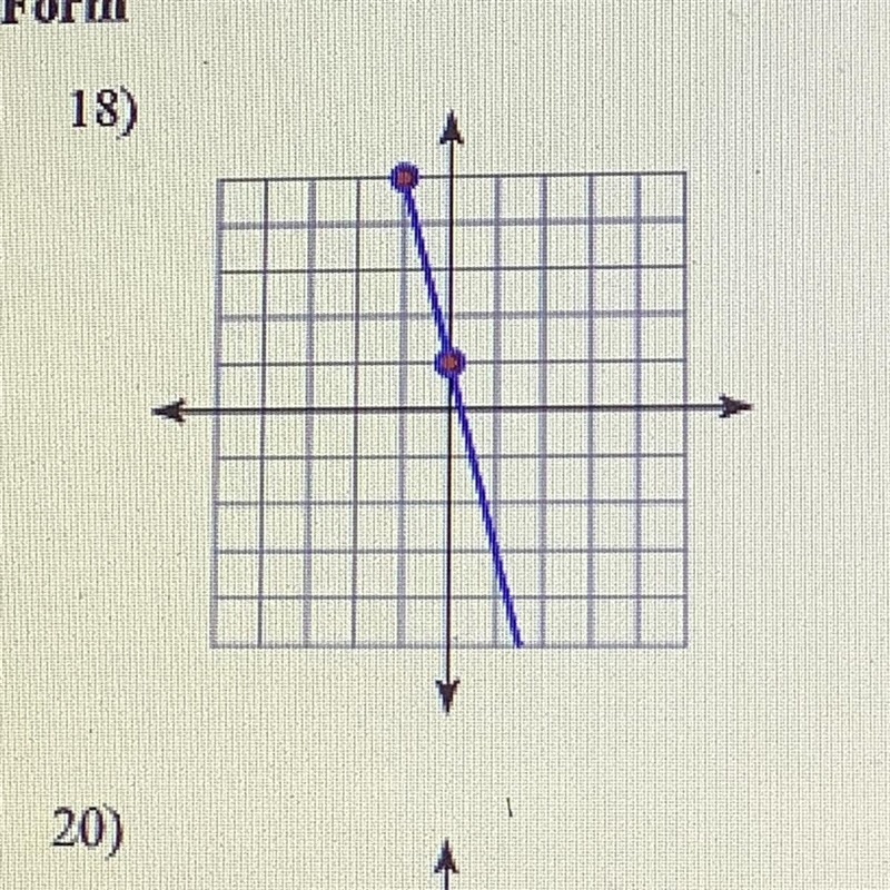 Write an equation for esch line in Slope Intercept Form-example-1