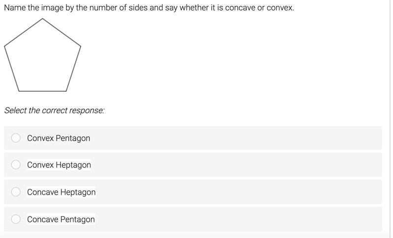 Name the image by the number of sides and whether it is concave or convex.-example-1