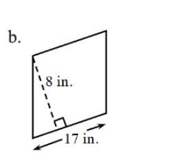 Find The Area of the parallelogram...Explain.-example-1