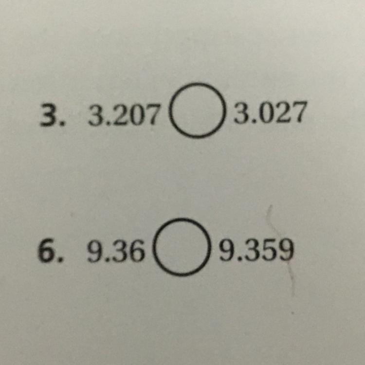 Compare. Write <, > or =.-example-1