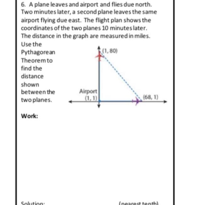 A plane leave an airport and flies due north. (more in photo)-example-1