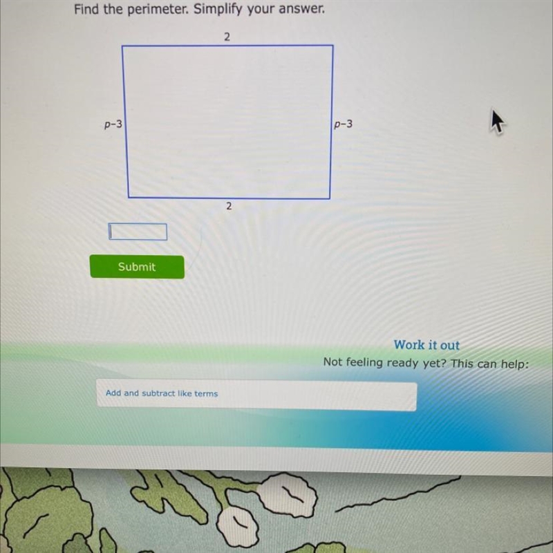 Find the perimeter. Simplify your answer.-example-1