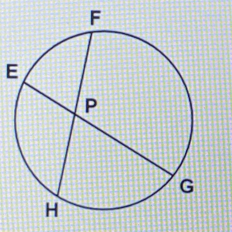 In Circle P, EP = 2, PG = 12, and FP = 4. What is the measure of PH? A) 10 B) 16 C-example-1