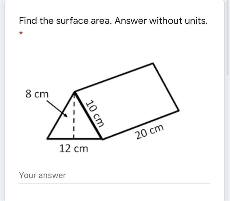 If you could,please help me find the surface area. Thank you I appreciate it very-example-1