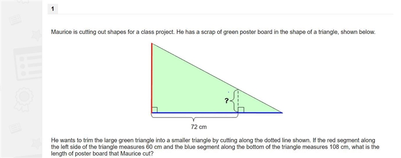 A. 18 cm B. 40 cm C. 20 cm D. 36 cm-example-1