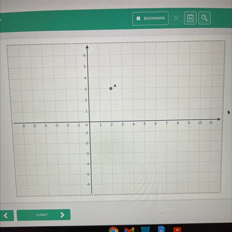 **EXTRA POINTS** Which of the following will be the reflection of (2,3) over the x-example-1