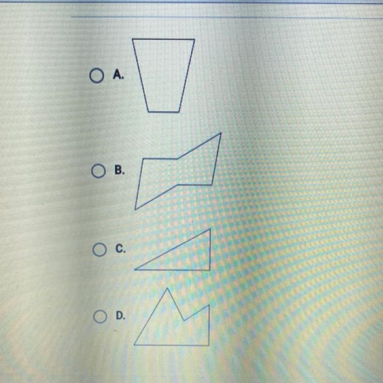 Which of these figures has rotational symmetry?-example-1