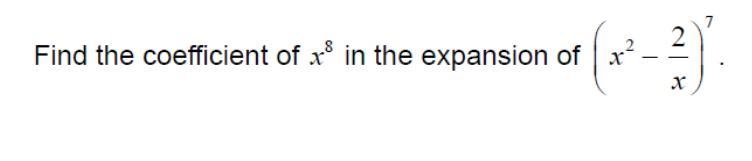 Plzz help me to find coefficient in binomial theorem (25 points)-example-1