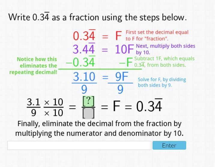 Help lolz- Acellus Write 0.34 as a fraction using the steps below-example-1