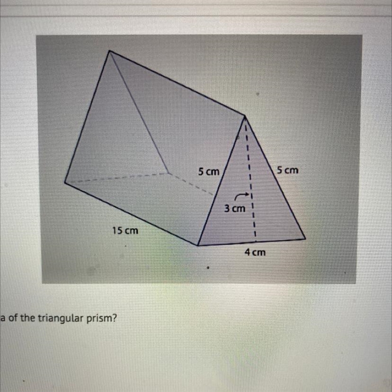 Help 10pts. What is the surface area of the triangular prism? A) 175 cm2 B) 196 cm-example-1