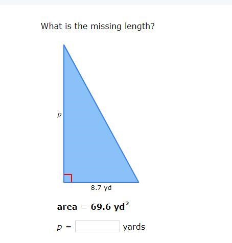 What is the missing length?-example-1