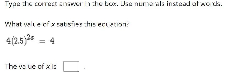 What Value of X satisfies this equation?-example-1