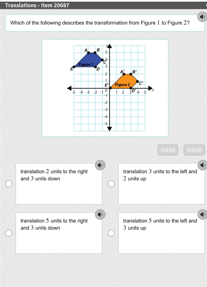 Which of the following describes the transformation from Figure 1 1 to Figure 2 2 ?-example-1