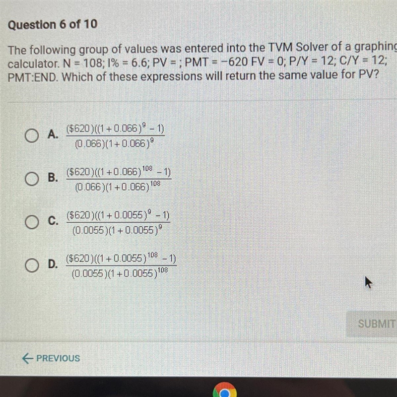 Which of these expressions will return the same value for PV-example-1