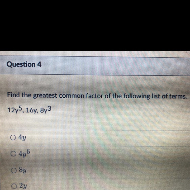 Find the greatest common factor. Show work!-example-1