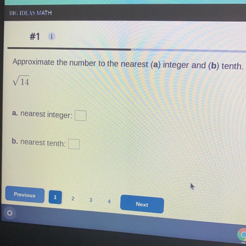 Approximate the number to the nearest (a) integer and (b) tenth.-example-1