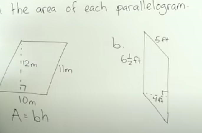 Find the area of each parallelogram-example-1