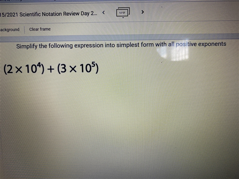 Simplify the following expression into simplest form with all positive exponents-example-1