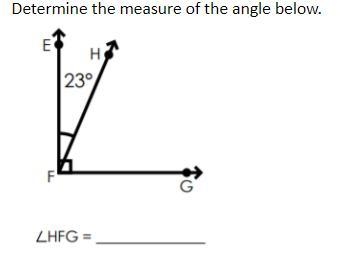 Determine the measure of the angle below.-example-1