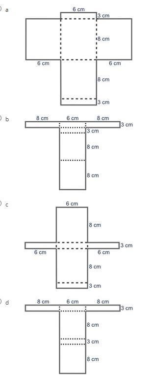 Which net matches the solid figure shown below?-example-2