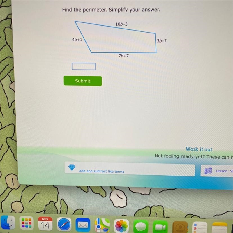 Find the perimeter. Simplify your answer.-example-1