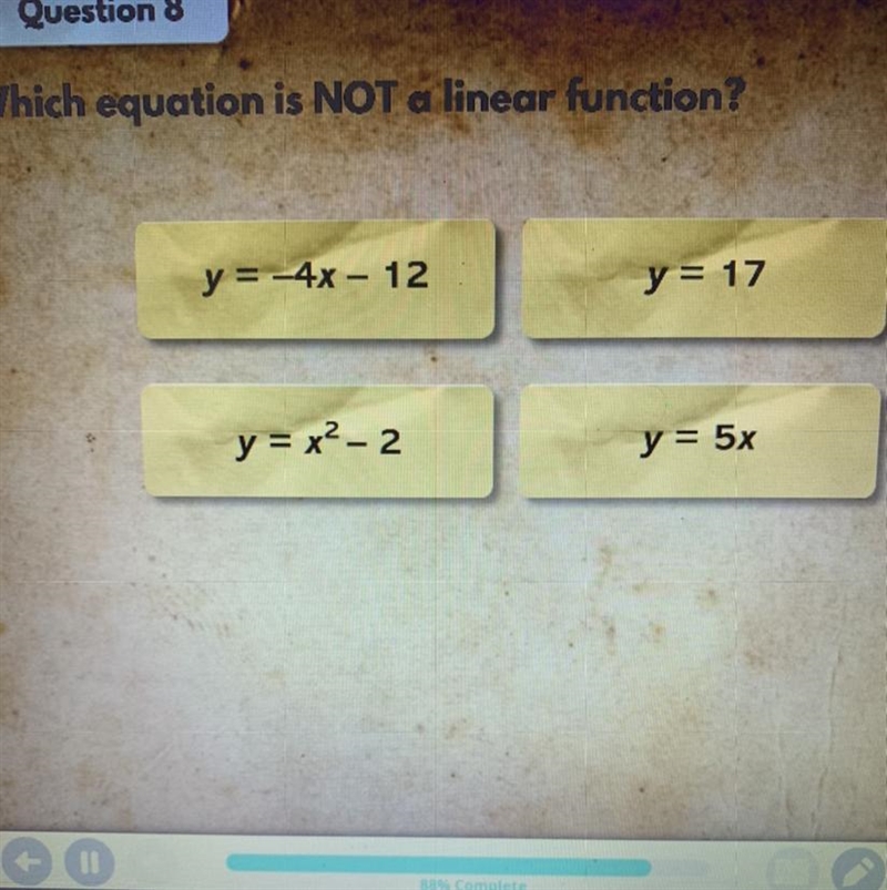 Which equation is NOT a Linear fraction? HELP PLS!!!-example-1