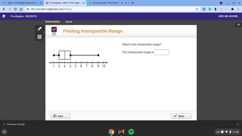 I need help here I don't remember what interquartile range is.-example-1