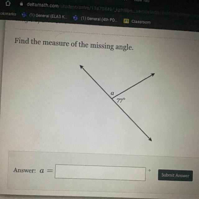 Find the measure of the missing angles.-example-1