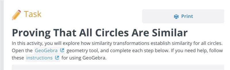 Part K You have established that circles A and B are similar. What conclusion can-example-1