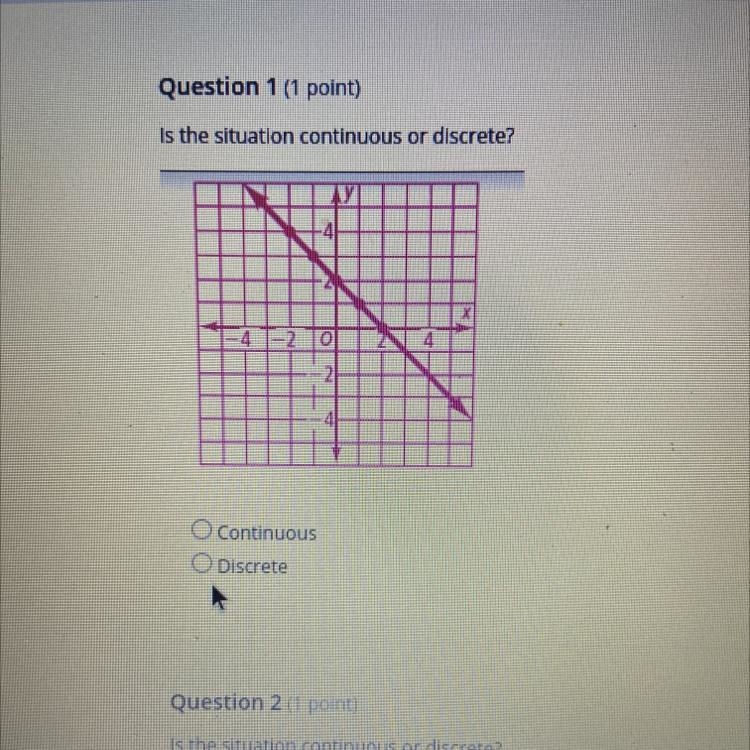 Is the situation continuous or discrete?-example-1