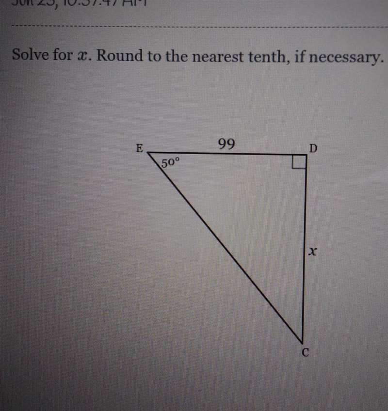 Round to the nearest tenth. I need help ​-example-1