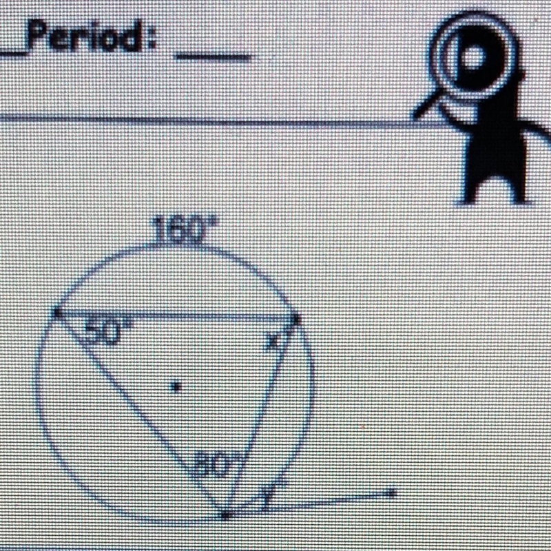 How to find the central angle-example-1