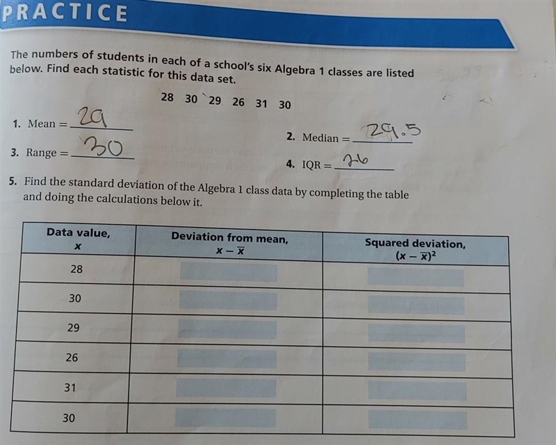 Please help with number 5 i don't know how to fill in the table ​-example-1