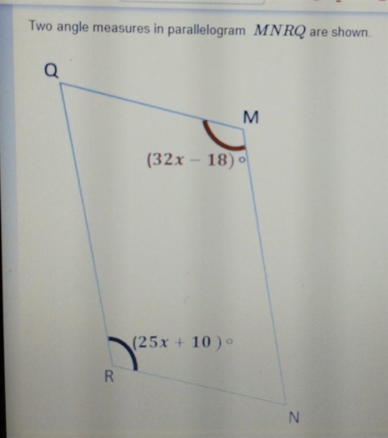 Part a what is the m<M A) 70° B) 78° c) 102° d) 110° part b what is the m<Q-example-1