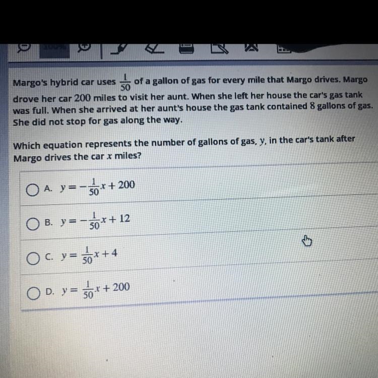 SOMEONE HELP NOW IM ON A TIMED TEST Margo's hybrid car uses 56 of a gallon of gas-example-1