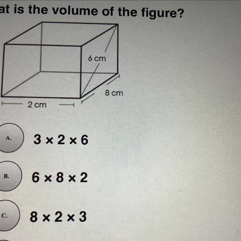 What is the volume of the figure?-example-1