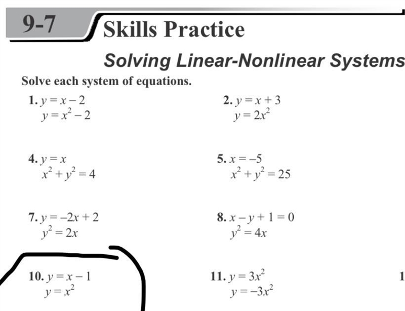 Y = x-1 y= x-2 show work-example-1