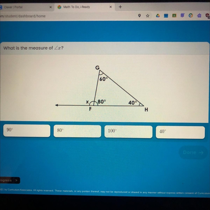 What is the measure of?look at the picture-example-1