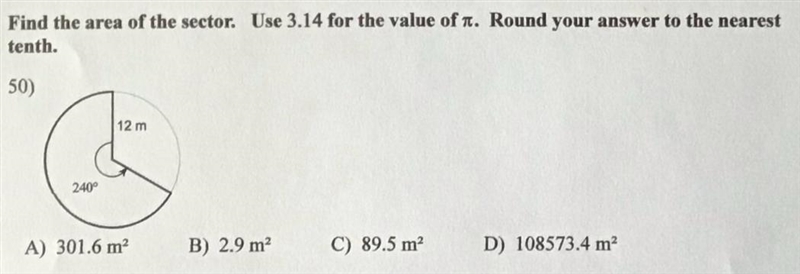 Find the area of the sector, show work please!! 25 points-example-1