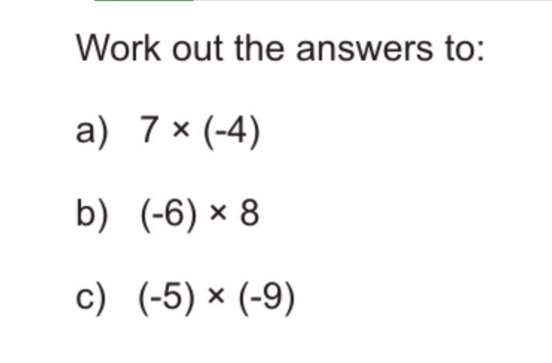 What is the answers to these.-example-1