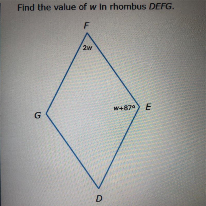 Can someone just tell me the value of “w” Thanks!-example-1