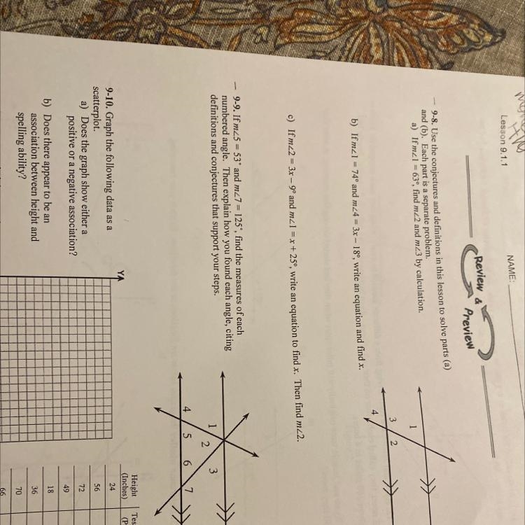 Can anyone help with problem 9.9 in the middle pls-example-1